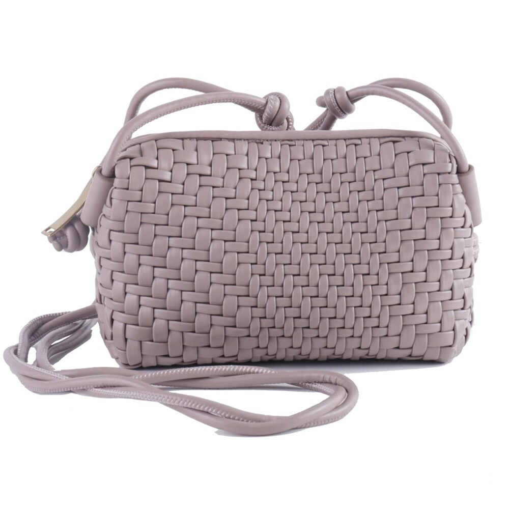 2787 Crossbody Bag Trendy Woven Purse Vegan Leather Small Shoulder Handbags